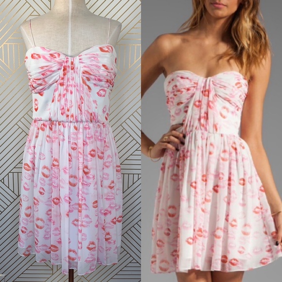 ERIN by Erin Fetherston Dresses & Skirts - Erin Fetherson Marianne Dress in Lipstick Print